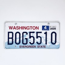 2020 United States Washington Evergreen Passenger License Plate B0G5510 - £14.69 GBP