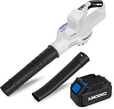 Ninouko Leaf Blower, 150 Mph Cordless Leaf Blower With 4000 Ma Battery And - $63.99