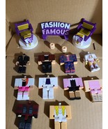 Roblox Celebrity Famous Fashion Bulk Lot (10 Celebrities, 2 Chairs) Figu... - $68.38 CAD