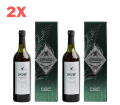 2X Pow Max Plu Kow Beverage Herbal Drink Essence Body Balance Healthy 750 Ml - £147.50 GBP