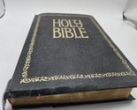 Holy Bible Giant Print KJV Red Letter Nelson 1973 - £7.72 GBP