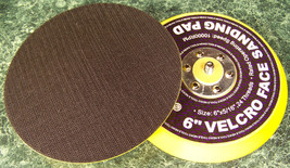 2 Replacement 6&quot; HOOK and LOOP DUAL ACTION DA SANDER PAD foam valcrow ba... - £15.74 GBP