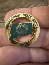 Connecticut State Shoot 2001 Pin MISSING BACK - $166.20 Connecticut State Shoot 2001 Pin MISSING BACK - $166.20