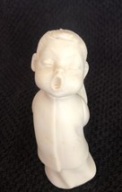 Vintage 1980’s G. Ruggeri Open Mouth Singing 4.5” Angel Alabaster Boy Italy - $24.67