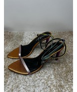 Kurt Geiger London Metallic Rainbow Strappy Heels W/ Ankle Strap EU 41 U... - €63,95 EUR