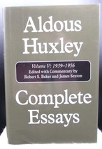 Aldous Huxley Complete Essays Vol 5 1939-56 First Edition Hardcover Dj Annotated - £25.14 GBP