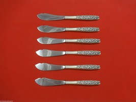 Contessina by Towle Sterling Silver Trout Knife Set 6pc HHWS  Custom Made 7 1/2&quot; - £339.49 GBP