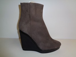Calvin Klein Collection Size 8.5 DELIA BIS Truffle Suede Boots New Womens Shoes - £700.10 GBP
