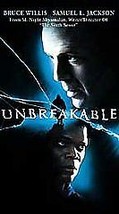 Unbreakable (VHS, 2001, Bonus Edition) - £3.41 GBP