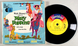 Disney - Mary Poppins (7&quot;) (1976) Vinyl + BOOK • Story &amp; Songs, Julie An... - £12.72 GBP