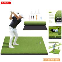Golf Hitting Mat for Indoor Outdoor Practice Large Size High-Elasticity ... - $162.31