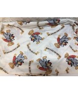 Teddy Bears in Bibs Baby Bed Sheet Use for Material Fabric Sewing Quilts... - £3.65 GBP