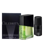 Avon CELEBRITY Cologne Spray for Men 100ml + Roll On Deodorant 50ml - £16.52 GBP