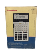 Vintage Radio Shack Scientic Calculator 1986 Programmable EC-4019 With Case NICE - £22.41 GBP