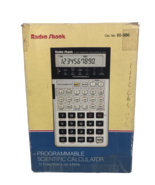 Vintage Radio Shack Scientic Calculator 1986 Programmable EC-4019 With C... - £22.46 GBP
