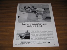 1964 Print Ad Johnson Golden Meteor 90 HP Outboard Motors & 9 1/2 HP - $9.25