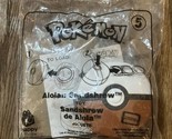 McDonalds Happy Meal Toys Pokemon Alolan Sandshrew With Meowth Foil - Se... - $19.80