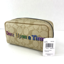 Coach Cosmetic Bag Disney Signature Canvas Once Upon A Time Small Boxy 1479 M5 - £39.56 GBP