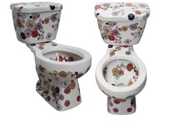 Mexican Talavera Ceramic Toilet Hand Painted  - Caritas - - $22,462.85 MXN