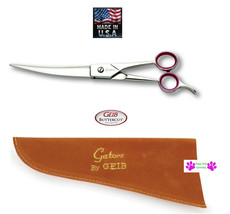 *NEW GEIB Buttercut GATOR CURVED Shears 8 1/2&quot; Pet Dog Cat Grooming Scissor - $187.99