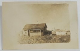 Rppc View of Farmstead Out Buildings Home Washtub on Wall Postcard R7 - £6.44 GBP