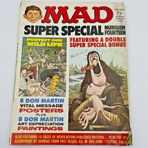 Vintage 1974 MAD Magazine Super Special #14 Missing One Poster Don Martin BK1 - £9.89 GBP