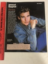 1998 Ingo Rademacher General Hospital Vintage Article Ephemera  ART2 - $6.88
