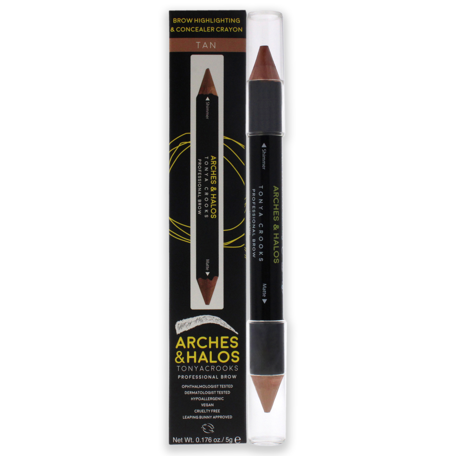Brow Highlighting and Concealer Crayon - Tan Highlighter BY Arches and H... - $12.13