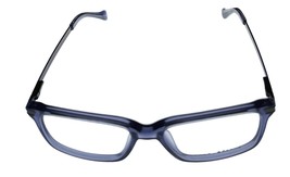 Lucky Mens Ophthalmic Blue Soft Rectangle Plastic Frame D815  50mm - £35.30 GBP