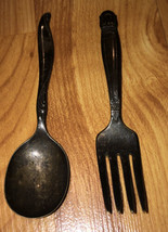 Holmes &amp; Edward &amp; 1881 Rogers Oneida Mis-Match Pair Of Baby Fork &amp; Spoon - £6.35 GBP