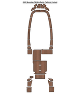 2022 Moonday 780 WA Swim Platform Cockpit Boat EVA Foam Faux Teak Deck F... - $900.00
