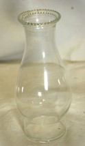Hurricane Glass Sconce Candle Lamp Chimney Shade Beaded Top - $413.77 MXN