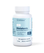 Somnifix Melatonin, 5mg 100 vegetarian capsules per bottle - $21.65 CAD