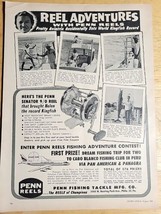 Vintage Ad Penn Reels Pan Am Contest &#39;Reel Adventures&#39; World Kingfish Re... - £6.75 GBP