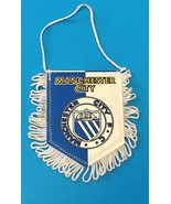 Manchester City 1980s soccer football handmade pennant vintage wonderful... - £11.21 GBP