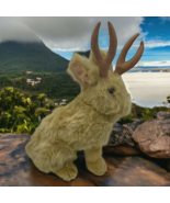 Sugar Loaf Jackalope Bunny Rabbit Antelope Beige 14&quot; Tan Plush Soft Toy ... - $29.95