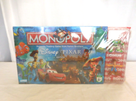 Hasbro Gaming  Disney Pixar Edition Monopoly w/ bonus Buzz &amp; Woody NIP VHTF - £57.23 GBP