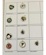 Sports Football Charms for Jewelry &amp; Crafts - Saints Broncos Jets Lions - $36.90 MXN+