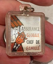 60s, porte-clés, holographie lenticulaire, Assurance Globale, Key ring, ... - $9.90