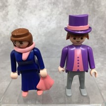 Playmobil Victorian / Western Couple-  Female is missing a hat - $9.79