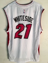 Adidas NBA Jersey Miami Heat Hassan Whiteside White sz XL - £8.55 GBP