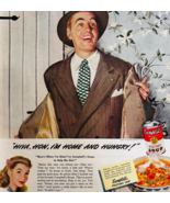 1947 Campbell&#39;s Vegetable Soup Advertisement Honey I&#39;m Home And Hungry D... - $42.08 CAD