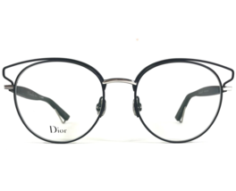 Christian Dior Eyeglasses Frames DiorSideralO 8YC Black Silver Wire 51-1... - $178.19
