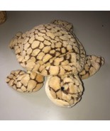 TOYS R US ANIMAL ALLEY Brown &amp; Tan Sea Turtle Tortoise Plush Stuffed Ani... - $167.87 MXN
