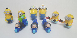 Despicable Me Minions Lot Of 9 Mcdonald&#39;s Figures Gru Happy Meal Toys - £6.72 GBP