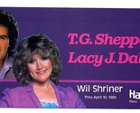 1985 T G Sheppard and Lacy J Dalton at Harrah&#39;s Reno Nevada Postcard Wil... - £8.79 GBP