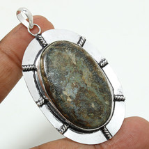 Bronzite Jasper Gemstone Ethnic Black Friday Gift Pendant Jewelry 2.80" SA 6589 - £3.18 GBP
