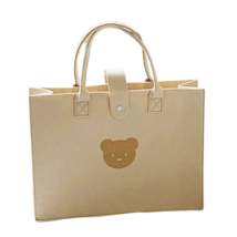 Anymom Mommy Diaper Bag Bear design Handbag Large Size Without Zipper Mu... - €39,65 EUR