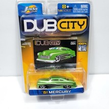 Jada Toys Dub City Oldskool 1951 Mercury  Green Black Flame Side NEW - £14.74 GBP