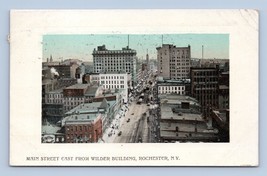 Main Street View East From Wilder Building Rochester NY 1909 DB Postcard O3 - £4.21 GBP